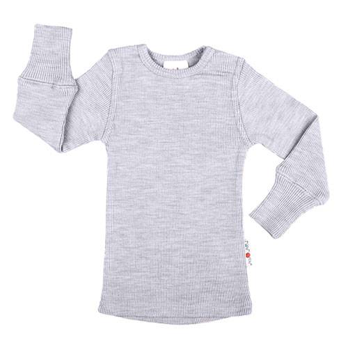 T-Shirt évolutif en laine Manymonths Platinium Grey