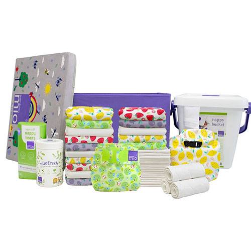 Pack complet couches lavables Miosoft Bambino Mio - Panier fruité