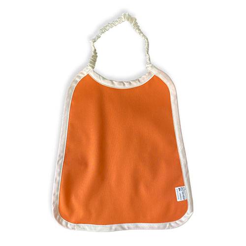 Serviette spéciale maternelle en coton bio Lulu Nature - Orange