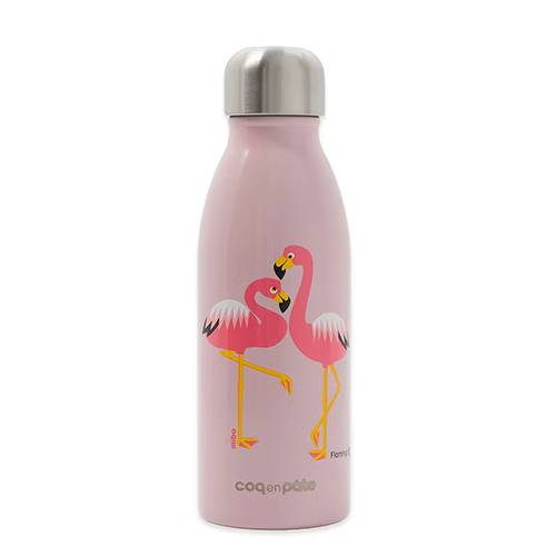 Gourde Inox QWETCHxCEP 500ml - Flamant rose