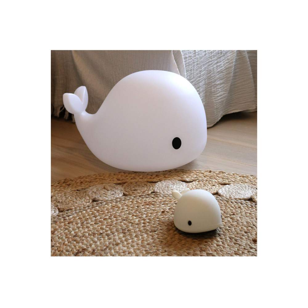 Veilleuse bébé baleine Mona rechargeable - Jolie Veilleuse