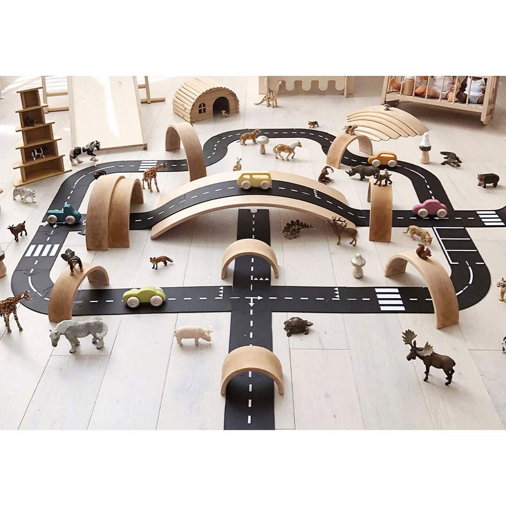 Circuit pour voitures flexible 40pcs Way To Play King of the Road