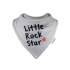 Bavoir bandana Lookidz - Little Rock Star gris