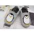 Chaussons en cuir souple Lookidz - Pingouin gris