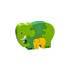 Puzzle Maman-bébé Lanka Kade - éléphant vert