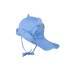 Chapeau de soleil ajustable ourson Manymonths - Della Robbia Blue