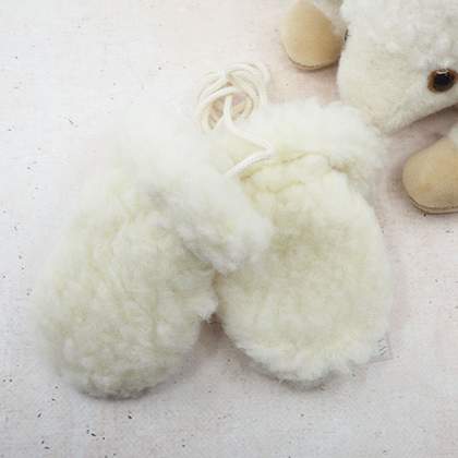 Moufles en laine bébé  Golden caramel - Liewood - little cecile