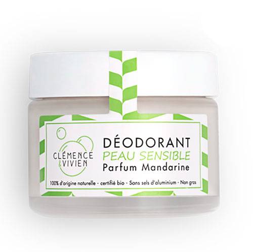 Déodorant naturel Peau sensible Mandarine Clémence & Vivien