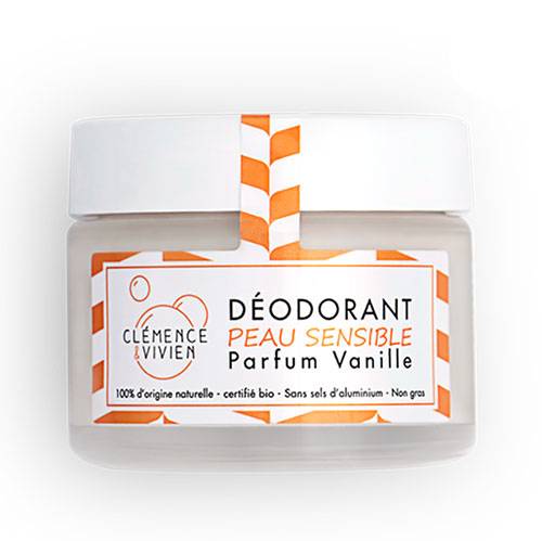 Déodorant naturel Peau sensible Vanille Clémence & Vivien