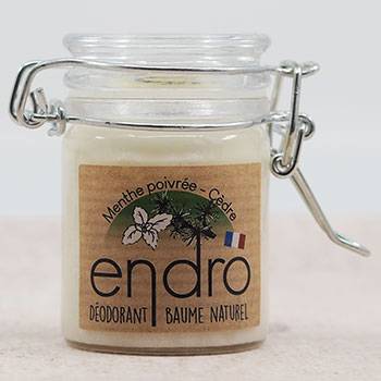 Déodorant baume Endro - Menthe poivrée & cèdre