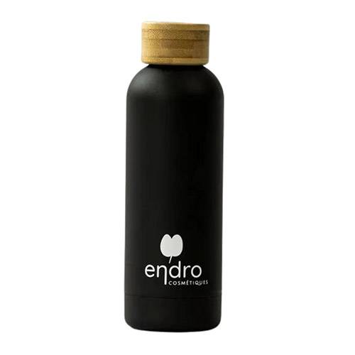 Gourde isotherme inox Endro 500ml - Noire