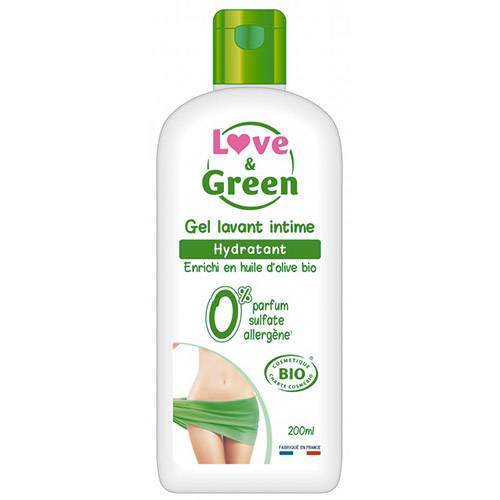 Gel lavant intime bio Love & Green - hydratant