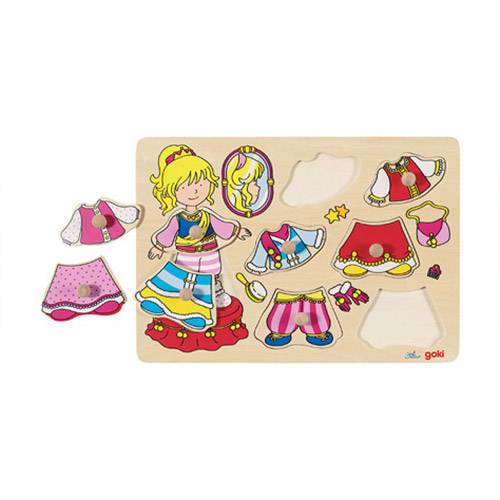 Puzzle à habiller petite princesse Goki