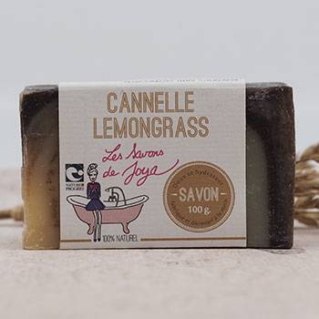 Savon surgras Les Savons de Joya - Cannelle & Lemongrass 
