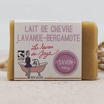 Savon Lait de chèvre, Lavande et Bergamote Les Savons de Joya