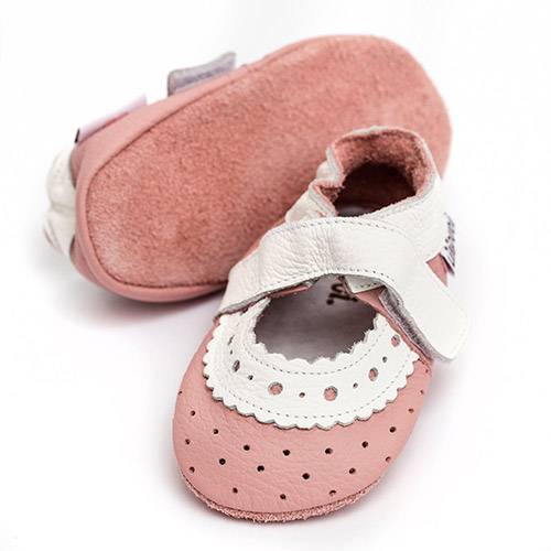Sandales en cuir souple Liliputi - Baby Rose