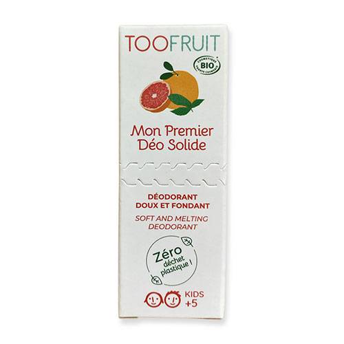 Mon 1er déodorant Solide Toofruit - Pamplemousse & menthe