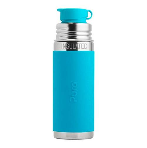 Gourde Sport Inox Isotherme 260ml Pura Turquoise