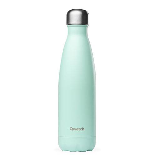Bouteille inox isotherme Qwetch - Pastel vert