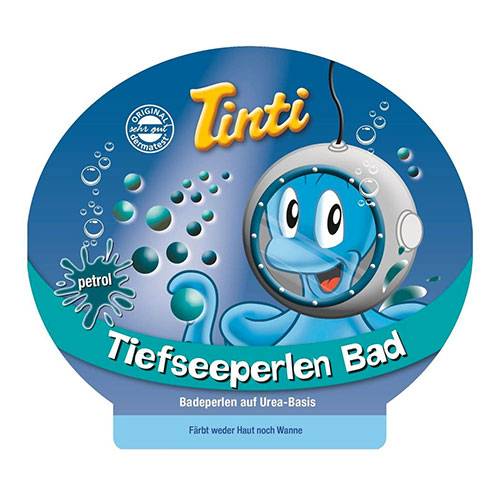 Perles de bain bleu Tinti