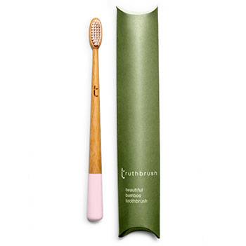 Brosse à dents en bambou Medium Truthbrush - rose
