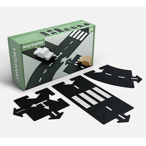 Circuit pour voitures flexible 24pcs Way To Play - Highway
